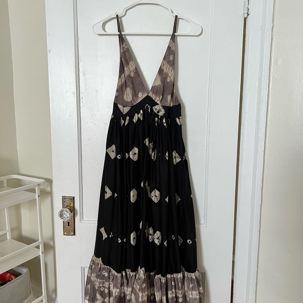 YAYA Silk Tie Dye Dress